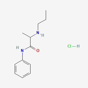 N-Phenyl-2-(propylamino)propanamide hydrochloride