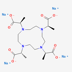 tetrasodium;(2R)-2-[4,7,10-tris[(1R)-1-carboxylatoethyl]-1,4,7,10-tetrazacyclododec-1-yl]propanoate