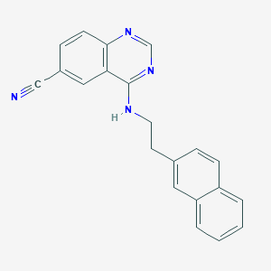 4-(2-Naphthalen-2-ylethylamino)quinazoline-6-carbonitrile