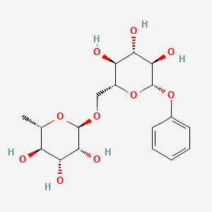 molecular formula C18H26O10 B13437671 (2S,3R,4R,5R,6R)-2-methyl-6-[[(2R,3S,4S,5R,6S)-3,4,5-trihydroxy-6-phenoxyoxan-2-yl]methoxy]oxane-3,4,5-triol 