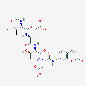 molecular formula C31H41N5O12 B1343769 Ac-Ile-Glu-Thr-Asp-AMC CAS No. 348079-17-4