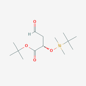 (S)-tert-Butyl 2-((tert-butyldimethylsilyl)oxy)-4-oxobutanoate