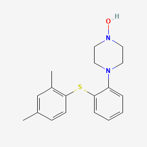 molecular formula C18H22N2OS B13437735 N-HydroxyVortioxetine 