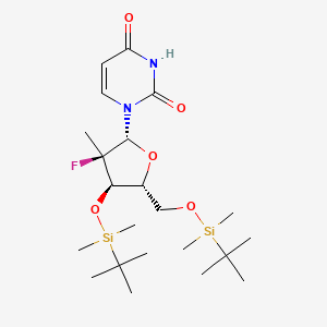 (2'R)-2'-Deoxy-3',5'-bis-O-[(1,1-dimethylethyl)dimethylsilyl]-2'-fluoro-2'-methyl-uridine