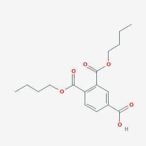 molecular formula C17H22O6 B13437801 3,4-bis(butoxycarbonyl)benzoic acid 