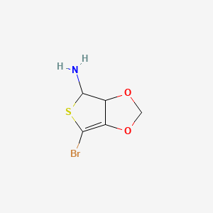 6-Bromo-thieno[3,4-d]-1,3-dioxol-4-amine