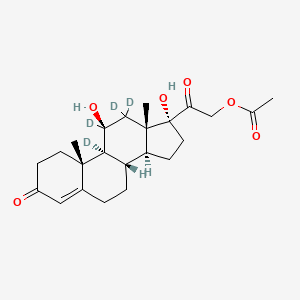 9a,11a,12a,12b-d4 Cortisol 21-Acetate