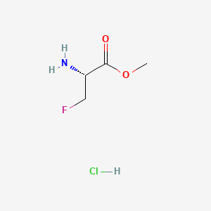 molecular formula C4H9ClFNO2 B13437844 3-Fluoro-L-alanine methyl ester, hydrochloride 