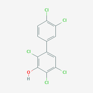 2,3,6-Trichloro-5-(3,4-dichlorophenyl)phenol