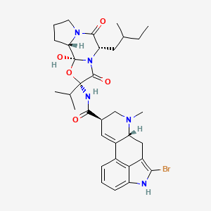 molecular formula C33H42BrN5O5 B13437899 Bromocriptine 2-Methylbutyl Analogue 