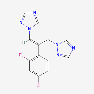 molecular formula C13H10F2N6 B13437907 (Z)-1,1'-(2-(2,4-Difluorophenyl)prop-1-ene-1,3-diyl)bis(1H-1,2,4-triazole) 