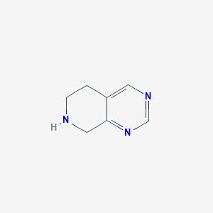 molecular formula C7H9N3 B1343793 5,6,7,8-四氢吡啶并[3,4-d]嘧啶 CAS No. 781595-43-5