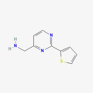 (2-(Thiophen-2-yl)pyrimidin-4-yl)methanamine