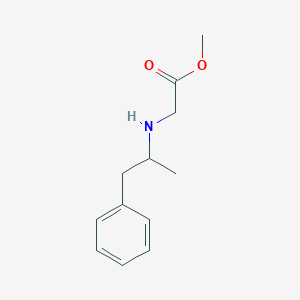 Methyl 2-[(1-phenylpropan-2-yl)amino]acetate