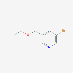 molecular formula C8H10BrNO B1343799 3-溴-5-(乙氧甲基)吡啶 CAS No. 723281-63-8