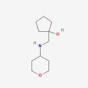 1-(((Tetrahydro-2H-pyran-4-yl)amino)methyl)cyclopentan-1-ol