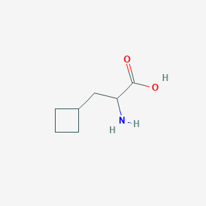 B1343801 2-Amino-3-cyclobutylpropanoic acid CAS No. 4426-06-6