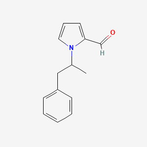 1-(1-Phenylpropan-2-yl)-1H-pyrrole-2-carbaldehyde