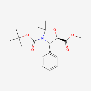 (4R,5S)-3-tert-Butyl 5-methyl 2,2-dimethyl-4-phenyloxazolidine-3,5-dicarboxylate