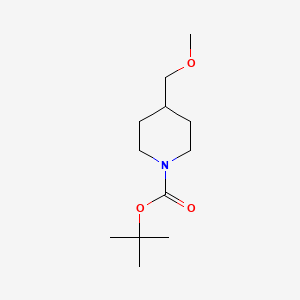 molecular formula C12H23NO3 B1343803 Tert-butyl 4-(methoxymethyl)piperidine-1-carboxylate CAS No. 509147-78-8