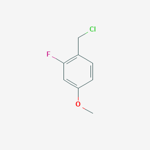molecular formula C8H8ClFO B1343804 2-氟-4-甲氧基苄基氯 CAS No. 331-63-5
