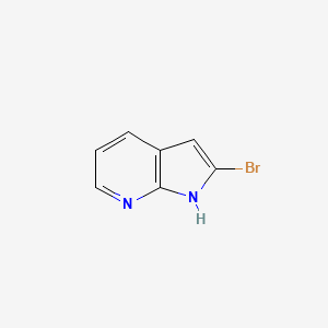 molecular formula C7H5BrN2 B1343808 2-溴-1H-吡咯并[2,3-b]吡啶 CAS No. 1083181-25-2