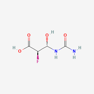 (2R,3S)-3-(carbamoylamino)-2-fluoro-3-hydroxypropanoic acid