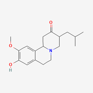 1,3,4,6,7,11b-Hexahydro-9-hydroxy-10-methoxy-3-(2-methylpropyl)-2H-benzo[a]quinolizin-2-one