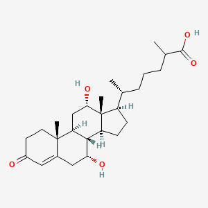 (7alpha,12alpha)-7,12-Dihydroxy-3-oxo-cholest-4-en-26-oic Acid