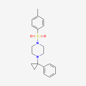 1-(1-Phenylcyclopropyl)-4-tosylpiperazine