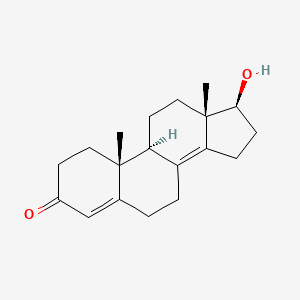 (9S,10R,13S,17S)-17-hydroxy-10,13-dimethyl-1,2,6,7,9,11,12,15,16,17-decahydrocyclopenta[a]phenanthren-3-one