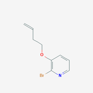 molecular formula C9H10BrNO B1343821 2-Bromo-3-(but-3-en-1-yloxy)pyridine CAS No. 405174-45-0