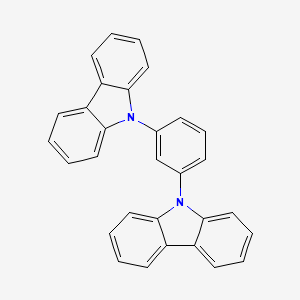 molecular formula C30H20N2 B1343823 1,3-Bis(N-carbazolyl)benzene CAS No. 550378-78-4