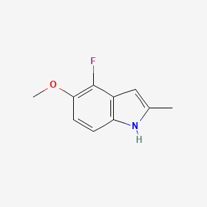 B1343830 4-Fluoro-5-methoxy-2-methyl-1H-indole CAS No. 288385-93-3