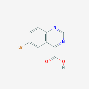 molecular formula C9H5BrN2O2 B1343833 6-Bromoquinazoline-4-carboxylic acid CAS No. 769916-07-6