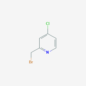 molecular formula C6H5BrClN B1343836 2-(Bromomethyl)-4-chloropyridine CAS No. 856850-18-5