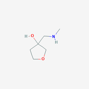 3-[(Methylamino)methyl]oxolan-3-ol