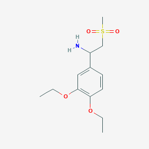 1-(3,4-Diethoxyphenyl)-2-methylsulfonylethanamine