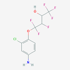 4-(3-Hydroxy-1,1,2,4,4,4-hexafluorobutoxy)-3-chloroaniline