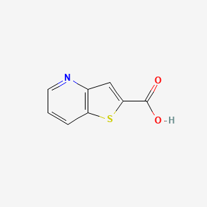 molecular formula C8H5NO2S B1343844 噻吩并[3,2-b]吡啶-2-羧酸 CAS No. 347187-30-8