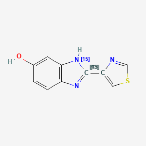 5-Hydroxy Thiabendazole-13C2,15N