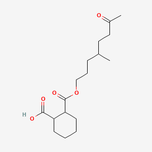 2-(((4-Methyl-7-oxyooctyl)oxy)carbonyl)cyclohexanecarboxylic Acid (Mixture of Diastereomers)