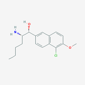 (1R,2S)-2-Amino-1-(5-chloro-6-methoxynaphthalen-2-YL)hexan-1-OL