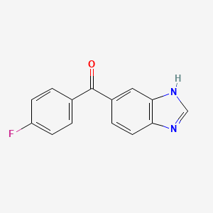 (1H-Benzimidazol-5-yl)(4-fluorophenyl)methanone