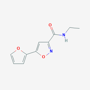 N-ethyl-5-(furan-2-yl)-1,2-oxazole-3-carboxamide