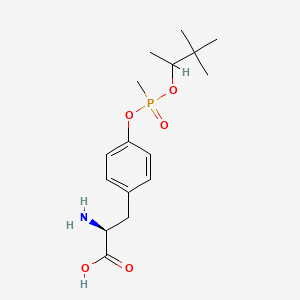 O-[Methyl(1,2,2-trimethylpropoxy)phosphinyl]-L-tyrosine