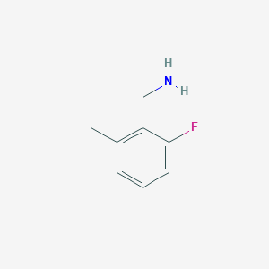 molecular formula C8H10FN B1343865 2-氟-6-甲基苄胺 CAS No. 1146290-54-1
