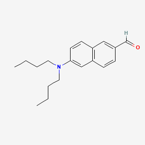 6-(Dibutylamino)-2-naphthalenecarboxaldehyde