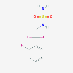 1-[1,1-Difluoro-2-(sulfamoylamino)ethyl]-2-fluorobenzene