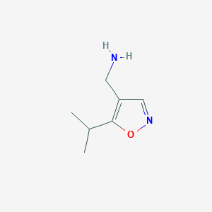 (5-Isopropylisoxazol-4-yl)methanamine